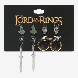 The Lord Of The Rings Icons Earring Set - Lorien, Sauron, Sting